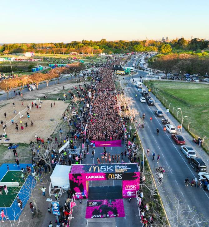 Más de 6000 mujeres en la Maratón de McDonalds