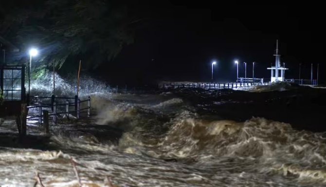 Sudestada que afectó a Tigre