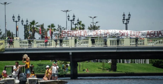 Sigue la crisis eléctrica en las islas del delta, Tigre