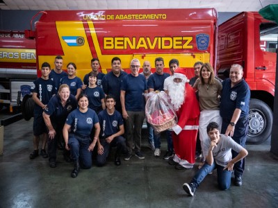 Recorrida Intendente en Navidad