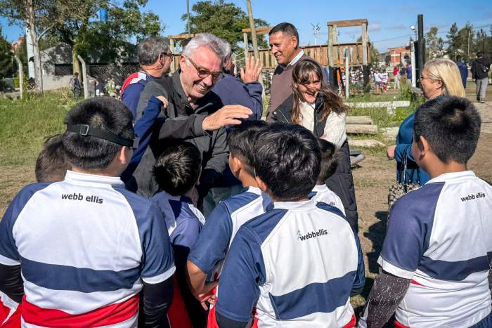 Inauguración de una nueva cancha en Tigre Rugby Club