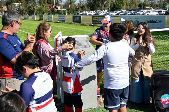 Inauguración de una nueva cancha en Tigre Rugby Club