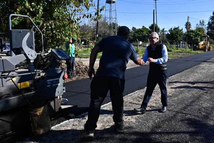 Plan de pavimentación en Tigre
