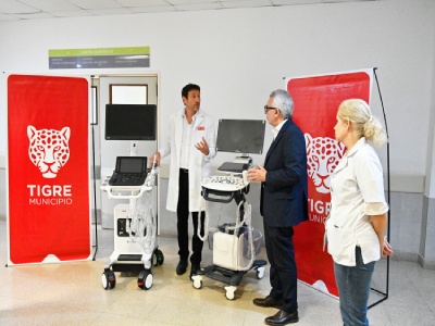 Nuevos ecógrafos digitales para el Hospital Materno Infantil de Tigre