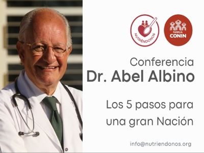 Nutriéndonos invita a una conferencia imperdible del Dr. Abel Albino en Nordelta