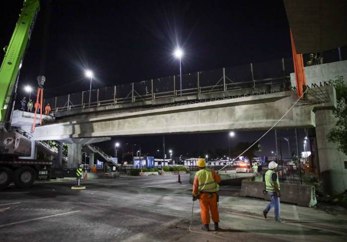 Atención vecinos: megaoperativo nocturno en Lugones para avanzar con el nuevo Puente Labruna
