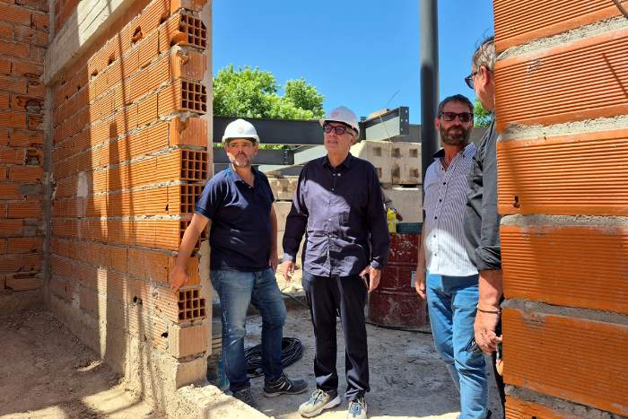 Avanza la construcción del nuevo teatro municipal de El Talar