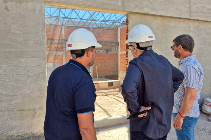 Avanza la construcción del nuevo teatro municipal de El Talar