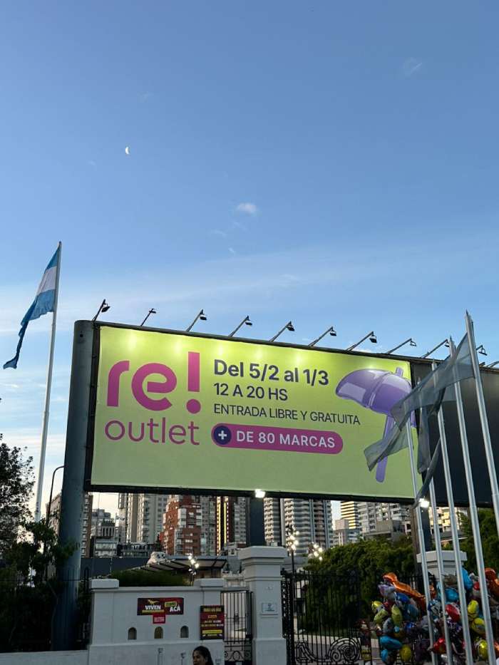 Vuelve Re!Outlet en formato XL a La Rural, con más de 80 marcas y entrada gratuita