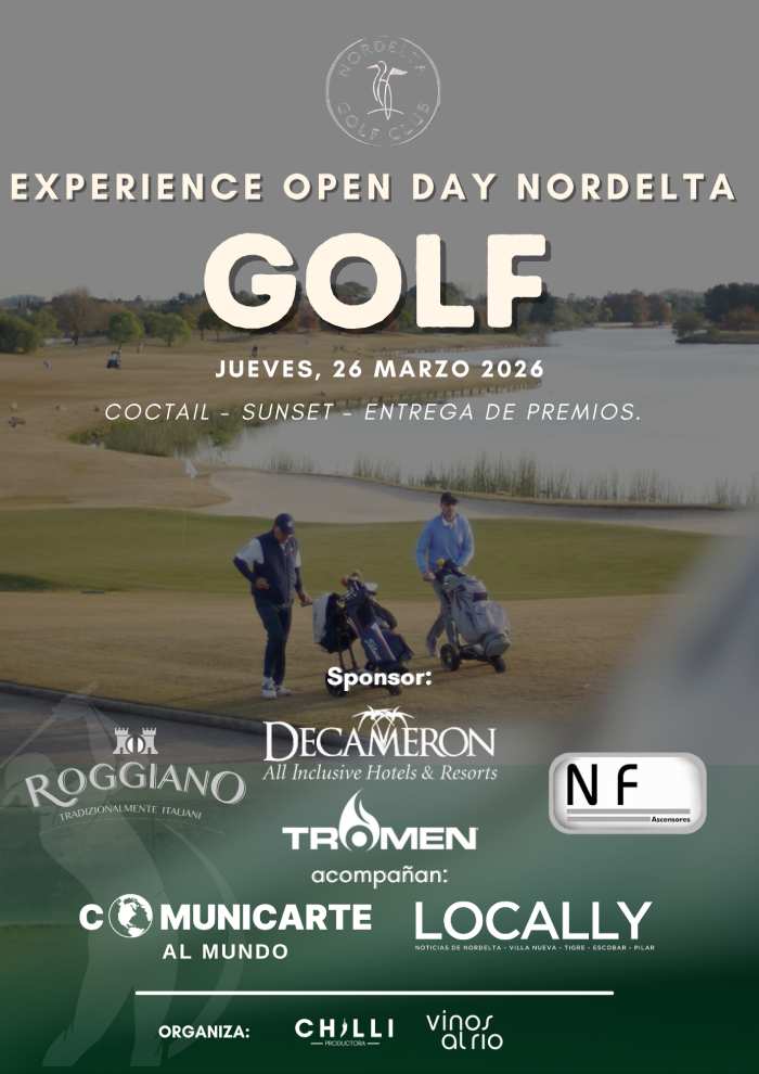 Nordelta Open Golf “Vinos al Río”: deporte, networking y sunset en uno de los clubes más exclusivos