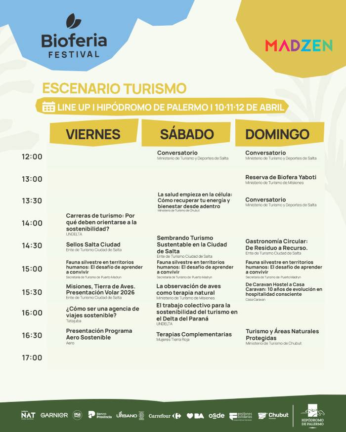 Bioferia 2026 en Palermo: tres días de música, bienestar y consumo consciente cerca de casa