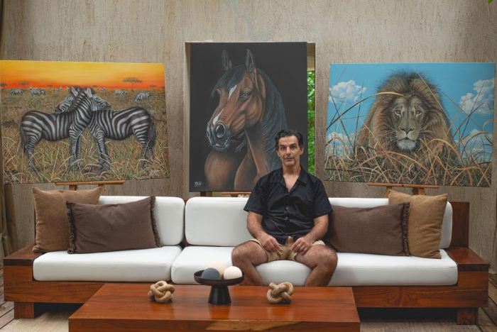 El artista argentino que convierte miradas animales en protagonistas del diseño