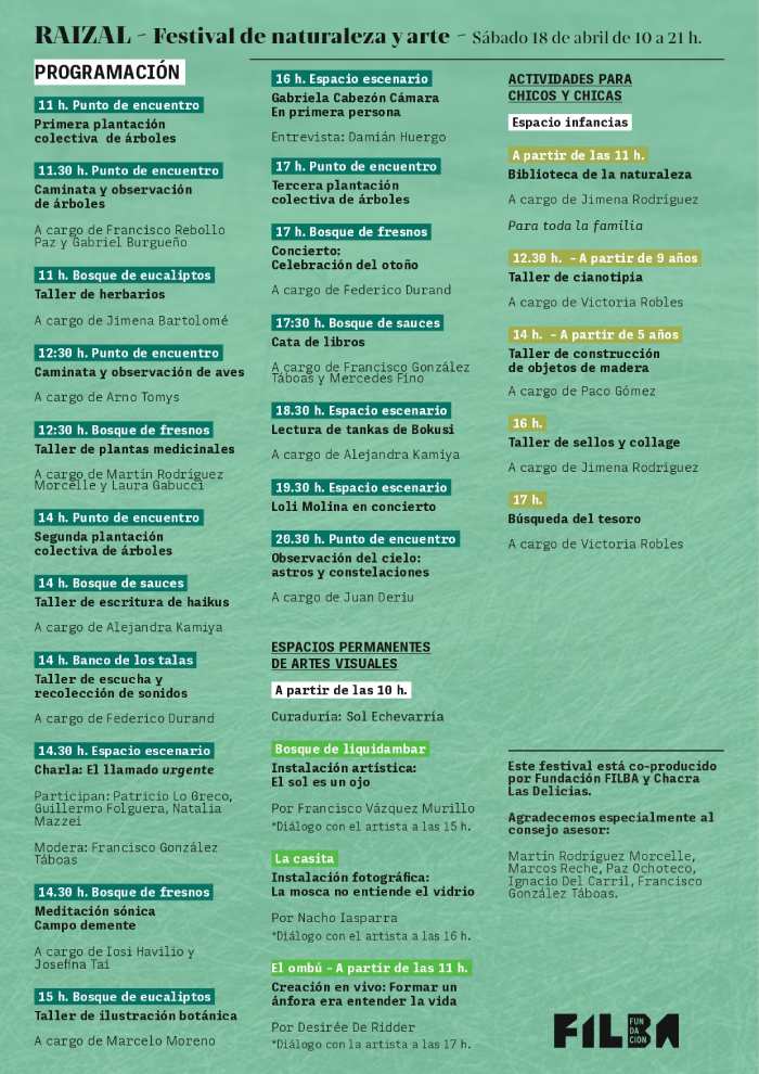 Raizal: el festival que propone reconectar con la naturaleza desde el arte y la palabra