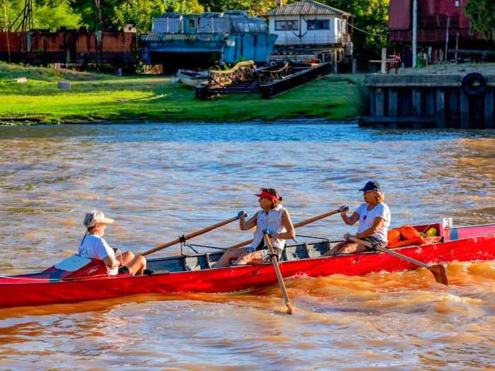Remo en Tigre: la regata de mujeres que cada vez suma más participantes de Nordelta y alrededores