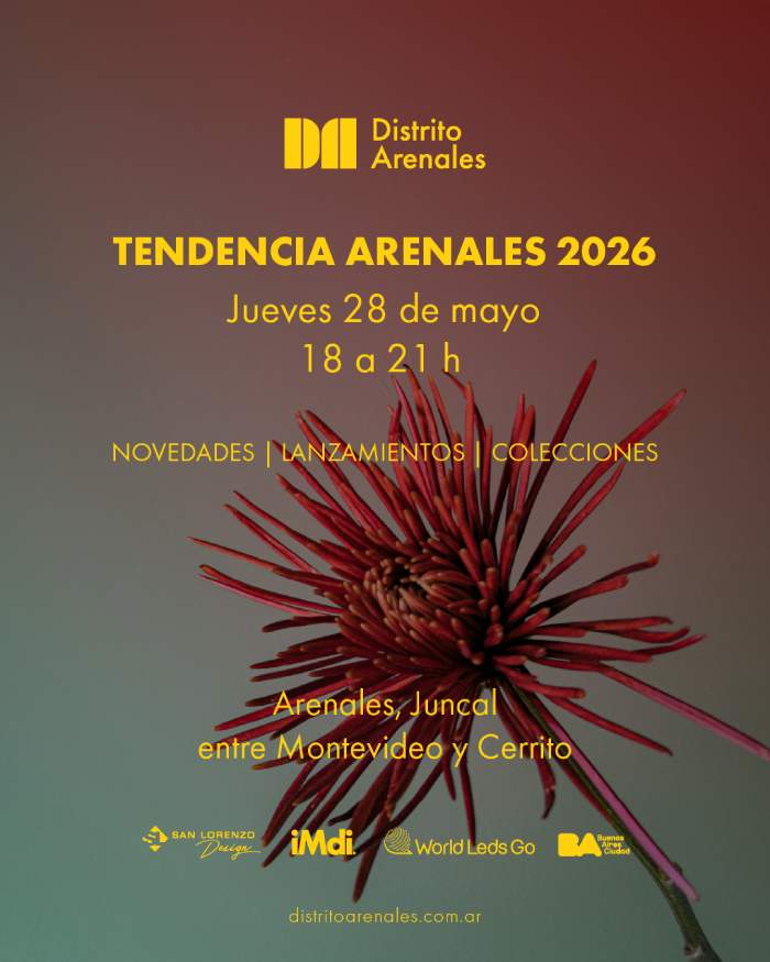 Tendencia Arenales 2026 vuelve a transformar Recoleta en el gran circuito del diseño y la decoración