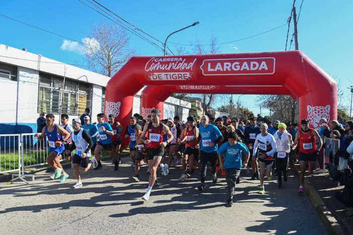Más de 1.300 personas participaron de la carrera Comunidad de Tigre en Troncos del Talar