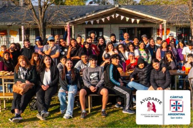 Cáritas San Isidro invita a conocer los proyectos de jóvenes y sumarse a su cadena solidaria